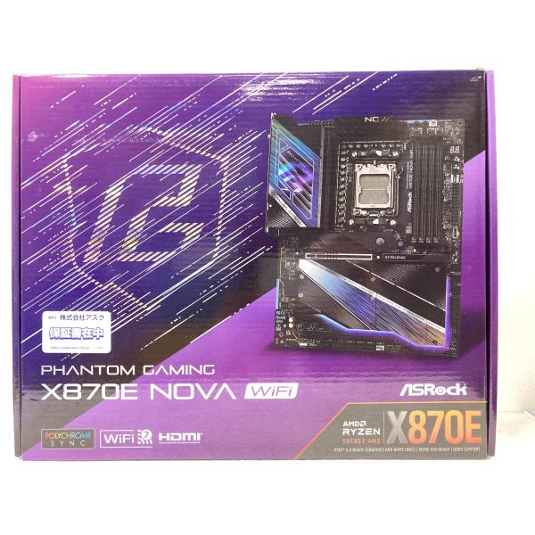 新品未開封 ASRock X870E NOVA WiFi ASRock（アスロック） 中古 マザーボード ASRock X870E Nova WiFi AMD