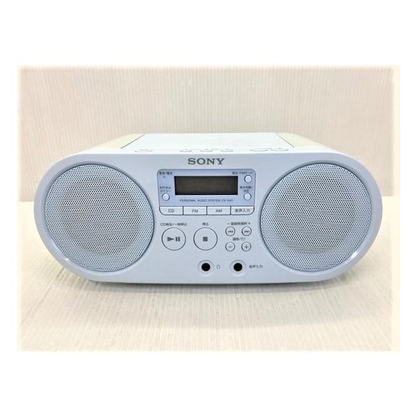 【ほぼ未使用】SONY ポータブルCDプレーヤー ZS-S40 ソニー ZS-S40 AUX CDラジオ