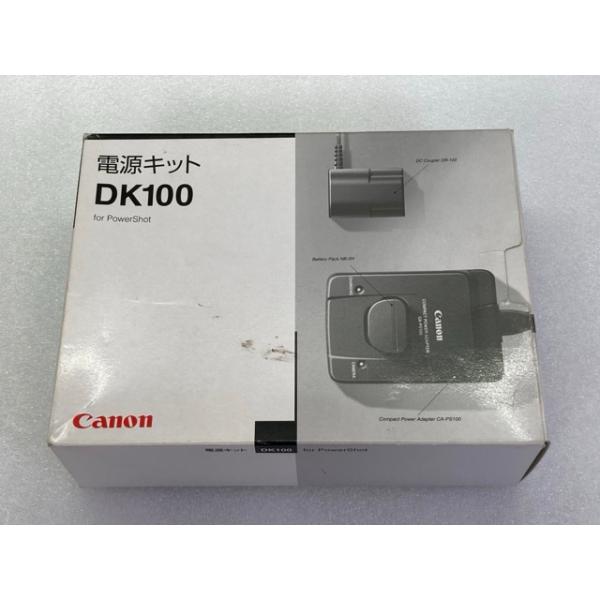 中古ジャンク品　Canon　電源キット　DK100（バッテリー欠品）　for　PowerShot　※ノーチェック品 、動作未確認につき保証なし 返品不可