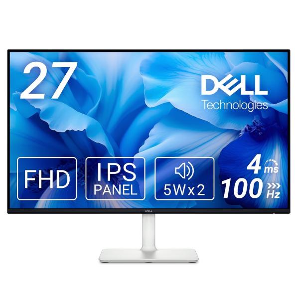中古未使用品 液晶ディスプレイ DELL S2725H-R 27インチ Sシリーズ アッシュホワイト PCモニター