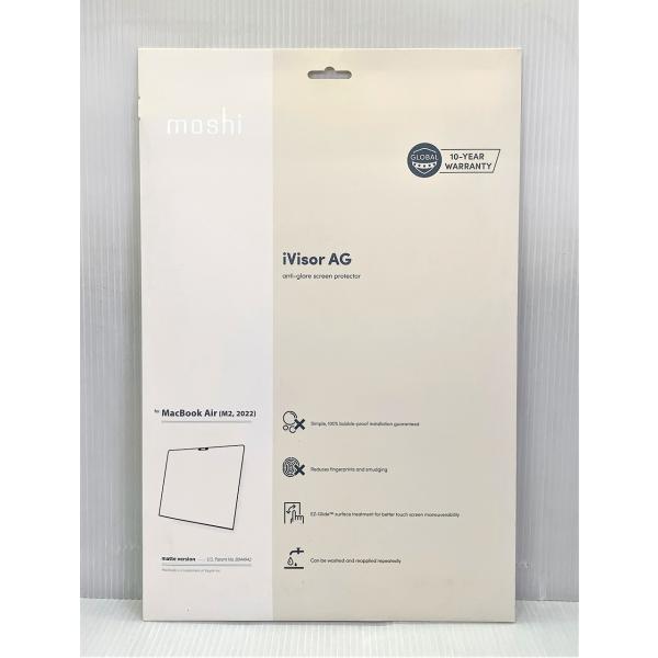 中古未開封品 moshi モシ MacBook Air（M2、2022）13.6インチ用 マットタイプ・スクリーンプロテクター iVisor AG mo-ivr-a13v