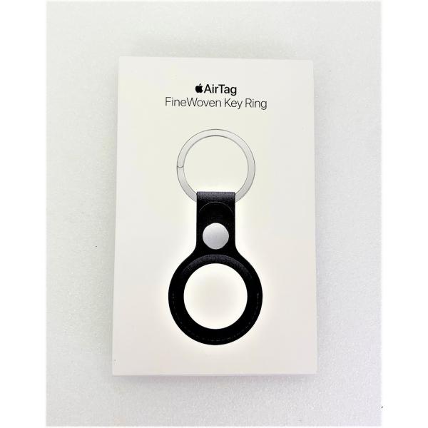 中古未開封品 Apple AirTag ファインウーブンキーリング（AirTag別売り）ブラック MA7G4FE/A