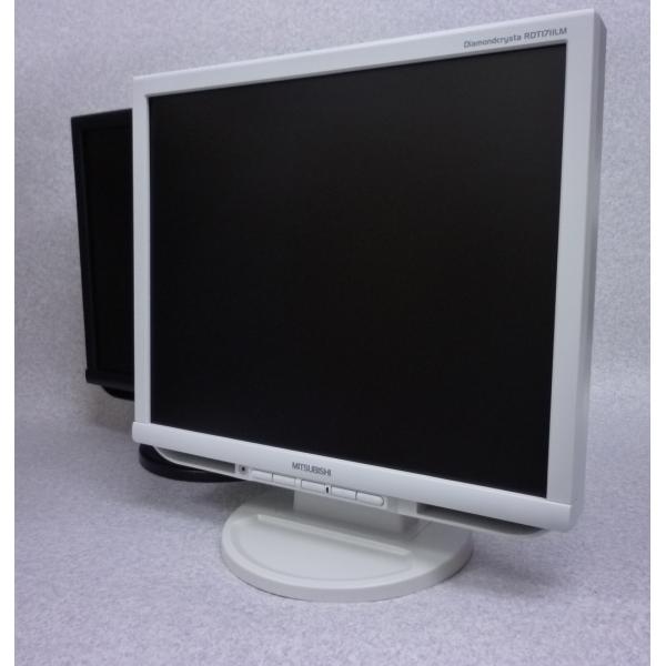 ②三菱モニター　MITSUBISHI RDT1712L ブラック ① 三菱モニター MITSUBISHI RDT1712L 三菱電機、スクエアパネル
