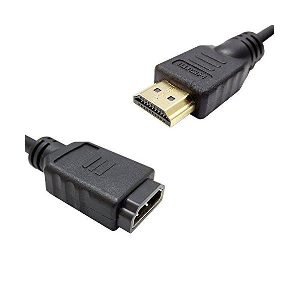 HDMI 延長ケーブル タイプA(オス) - タイプA(メス) 1m