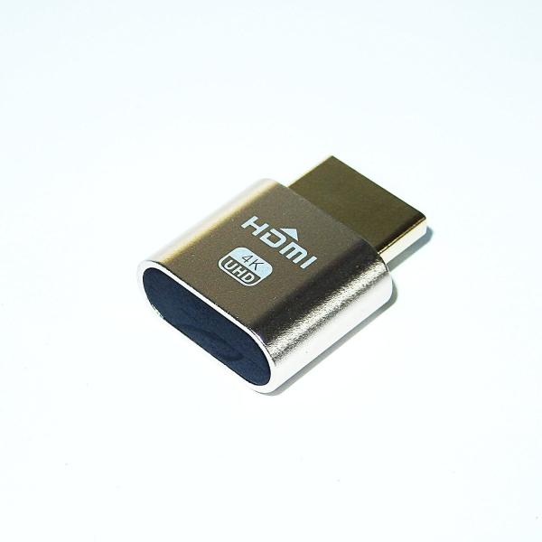 HDMIコネクタに接続するだけで、仮想的に最大4K UHDのディスプレイを接続している状態をソフトウェア上で再現するダミーコネクタ。サーバーマシンやマイニングマシン、ヘッドマウントディスプレイのベースマシン等、仮想デスクトップでの運用が主な...