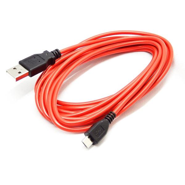 【SSA】micro USB（オス） - USB A（オス） 通信・充電ケーブル 200cm 【SU2-MC200NR】