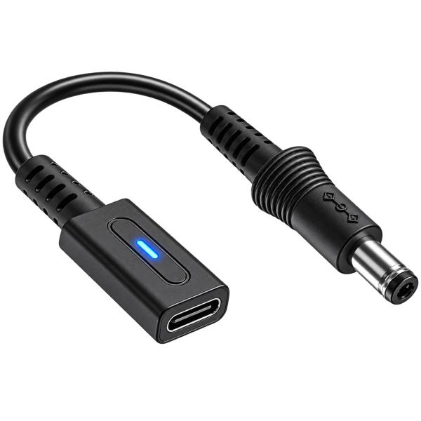 ファミコン、スーファミ、メガドラ、PCエンジンをType-Cで給電 SSA DCプラグ(オス)-Type-C(メス)給電専用変換ケーブル 約10cm SU2-TCDC10M