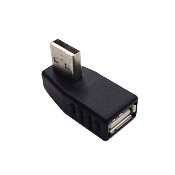 SSA USB A変換コネクタ 上向きL字型  USB A(オス) - USB A(メス) SUAF-UAMUL