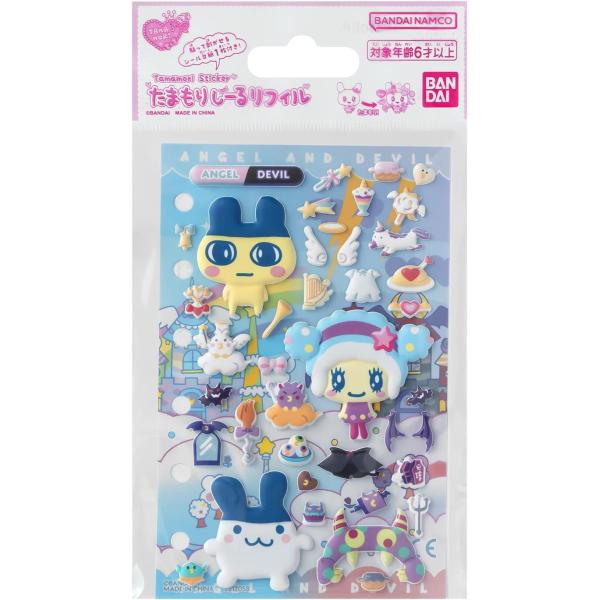 新品 たまもりしーるリフィル エンジェル＆デビルセット たまごっち バンダイ BANDAI