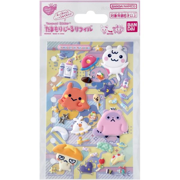 新品 たまもりしーるリフィル Tamagotchi Paradiseセット2 たまごっち バンダイ BANDAI