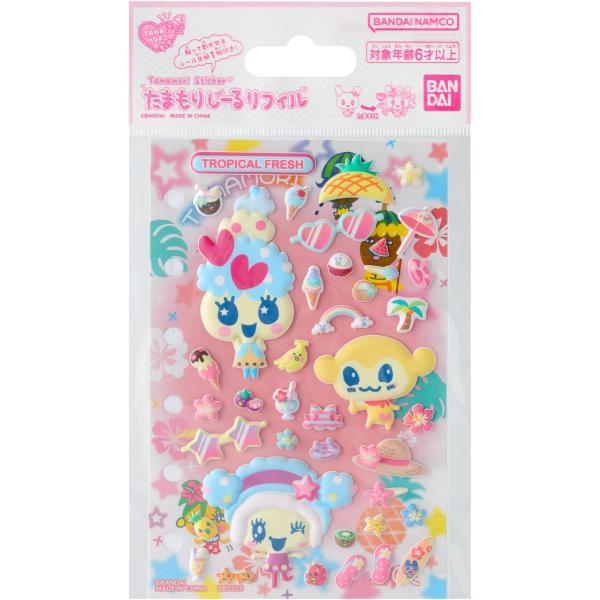 新品 たまもりしーるリフィル トロピカルフレッシュセット たまごっち バンダイ BANDAI