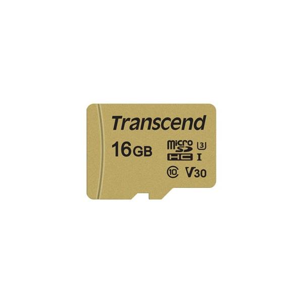 y[֑IzgZh TS16GUSD500S }CNSD microSDHC 16GB Class10 UHS-I U3 MLC Transcend