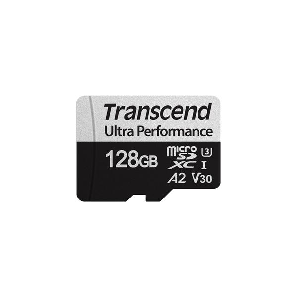 y[֑IzgZh TS128GUSD340S 128GB microSD w/ adapter UHS-I U3 A2 Ultra Performance