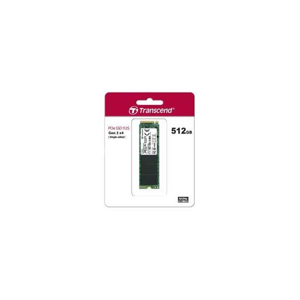 y[֑IzgZh TS512GMTE112S 512GB PCIe SSD 112S M.2 2280 NVMe PCIe Gen3 x4 3D TLC Жʎ