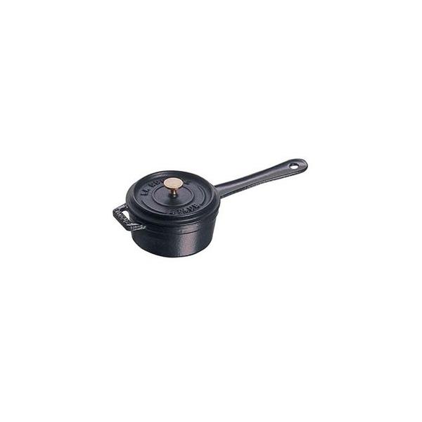 ストウブ スモールソースパン 10cm ブラック 40509-537 1241025 ストウブ スモールソースパン 10cm ブラック 40509-537 1241025