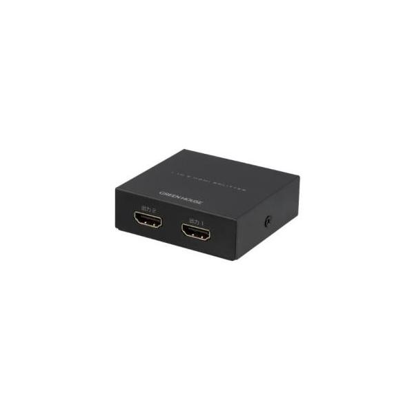 4K2K HDMI分配器 スプリッター 1入力2出力 GH-HSPG2-BK