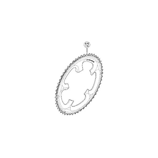 V}m SHIMANO Y1KY98180 FC-7900 _u 10S `F[O 55T A^Cv