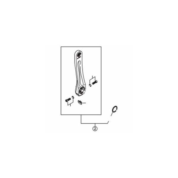 V}m SHIMANO Y1MT98070 NN 175mm Vo[