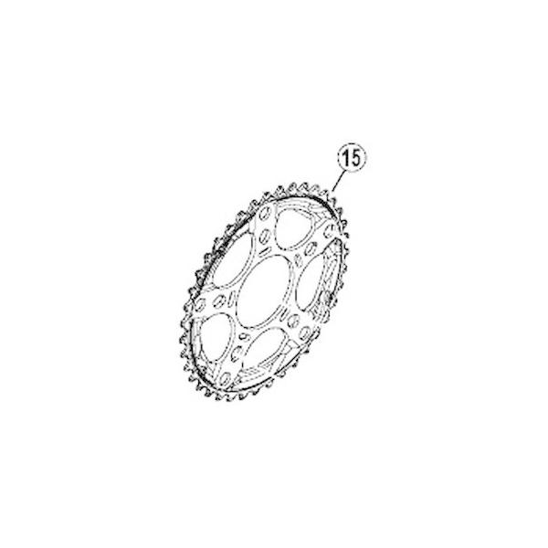 V}m SHIMANO Y1MJ98020 FC-4603 gv 10S `F[O 39T D^Cv