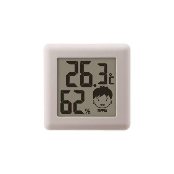 他サイト： ドリテック O-282WT デジタル温湿度計 ピッコラ ホワイトの商品画像