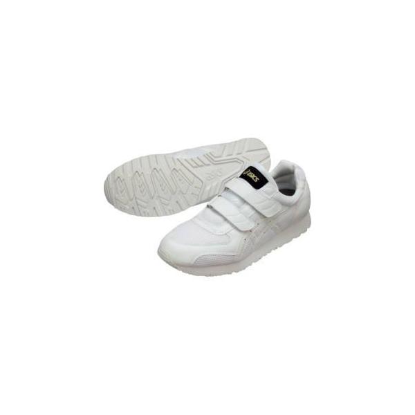 アシックス 351 静電気帯電防止靴 ウィンジョブ ホワイト×ホワイト 24.5cm FIE351.0101-24.5