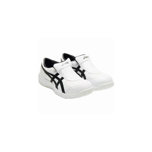 アシックス ウィンジョブ CP211 SLIP-ON ホワイト×ブラック 26.0CM