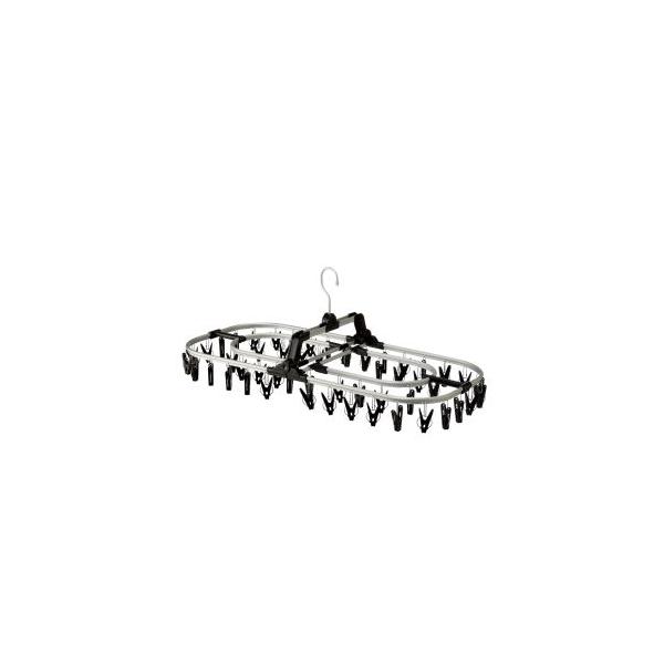 【取寄品 出荷：約5−9日 土日祝除く】丈夫で長持ち！使いやすい機能がいっぱい詰まったアルミフレームの洗濯ハンガー。