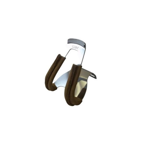 MKS �n�[�t�N���b�v ��t�� �u���E�� HALF CLIP w/leather �~�J�V�} �O����