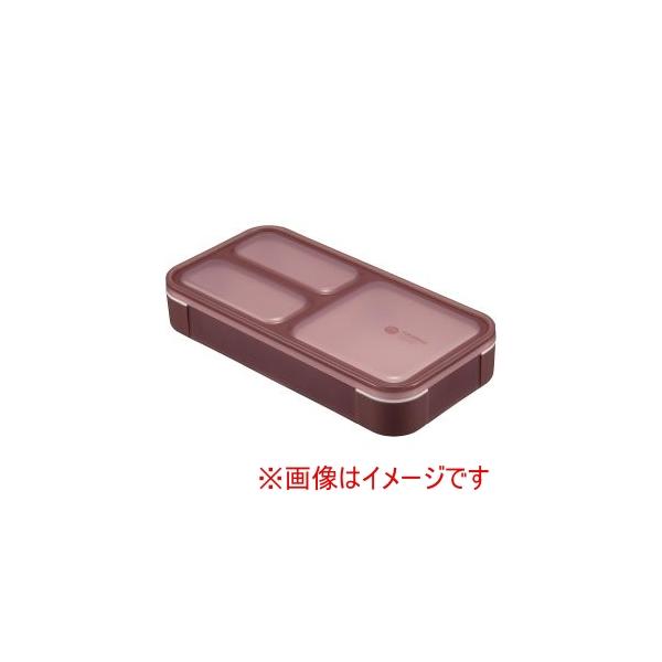 他サイト： シービージャパン 薄型弁当箱抗菌フードマン400バーガンディの商品画像