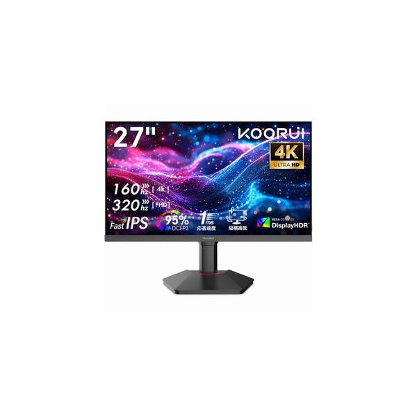 KOORUI G2741L 27インチ 3840×2160 320Hz 1ms モニター : あきばおー