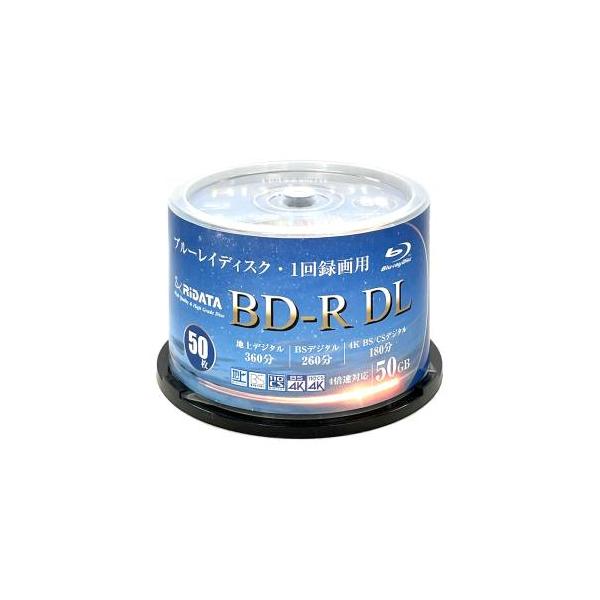 他サイト： RIDATA BR260EPW4X.50SP BD-R DL 50GB 4倍速 50枚の商品画像