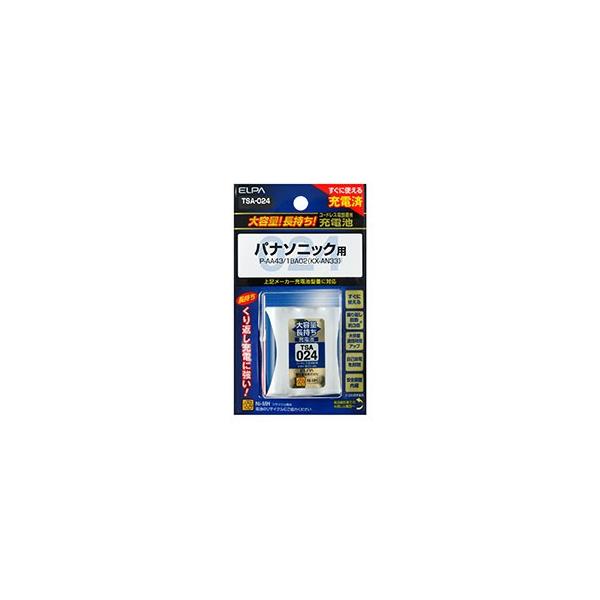 �G���p TSA-024 ��e�ʒ������[�d�r ELPA �����d��