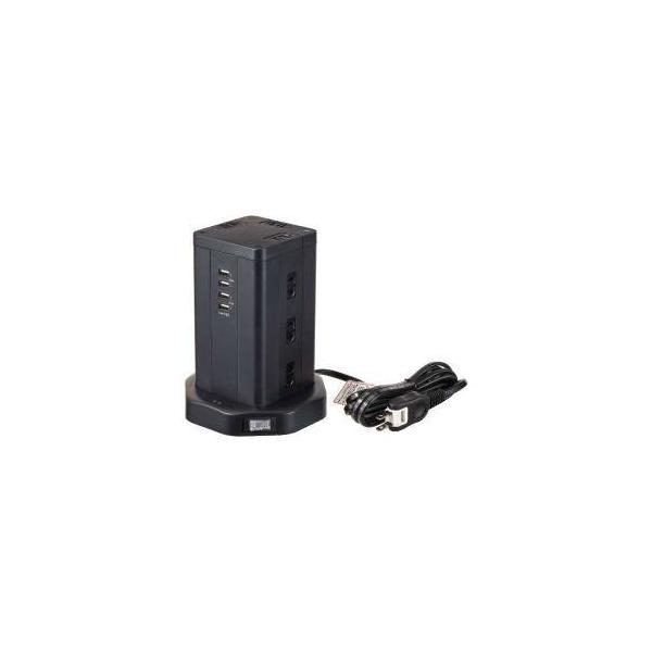 �G���p WBS-TW1204USB BK  �^���[�^ �^�b�v 12P 4USB  ELPA �����d��
