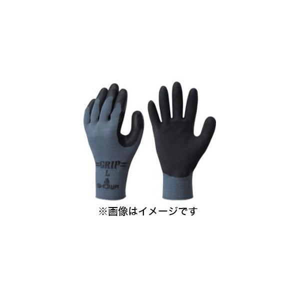他サイト： ショーワグローブ 313 グリップ ソフトタイプ Mサイズ ブラック 1Pk 袋 3双 背抜き手袋 313-MBKの商品画像