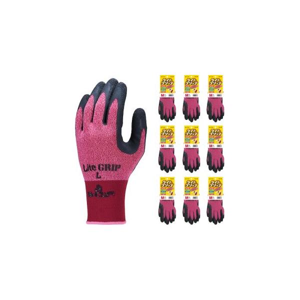 【取寄品 出荷：約2−6日 土日祝除く】天然ゴムを手のひらにコーティングした、通気性に優れた作業用天然ゴム背抜き手袋。