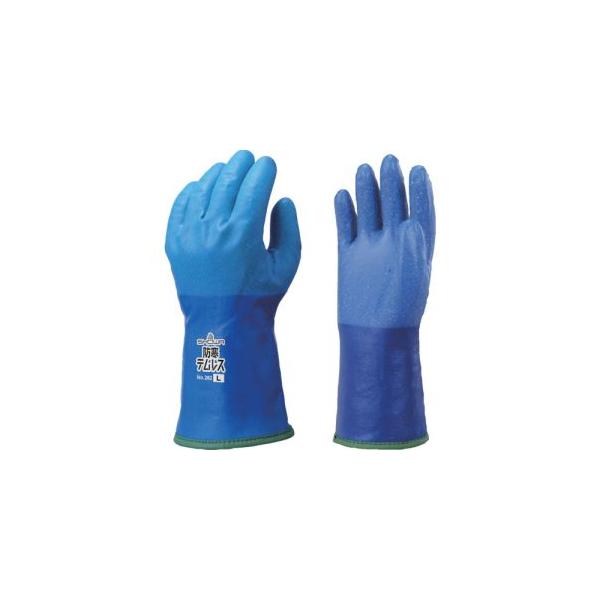 他サイト： ショーワグローブ 282R 防寒手袋 防寒テムレス ブルー Lサイズ No.282R-Lの商品画像