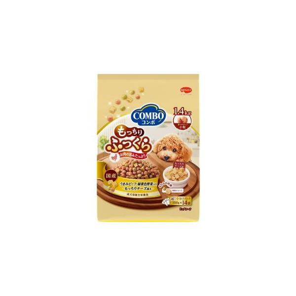 他サイト： 日本ペットフード コンボ ドッグ もっちりふっくら うまみビーフ もっちりチーズ添え 1.4kgの商品画像