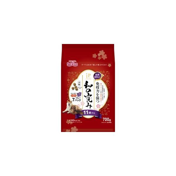 【取寄品 出荷：約5−9日 土日祝除く】食べやすい薄い小粒タイプのプレミアムドッグフードです。