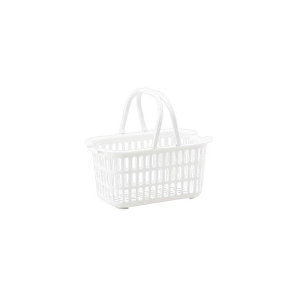 【取寄品 出荷：約5−9日 土日祝除く】使いやすいバス用バスケット●シャンプーやボディーソープを入れて、銭湯などのお供にぴったりのサイズです。●ご家庭内でも洗剤や化粧品などの小物入れとして使えます。●しっかりとした頑丈なつくりです。●メッシ...