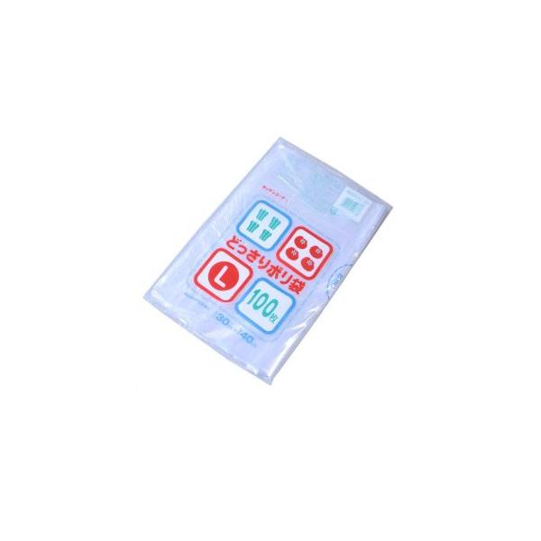 他サイト： 日本技研 どっさり 保存 ポリ袋 L 100枚 KCー62の商品画像