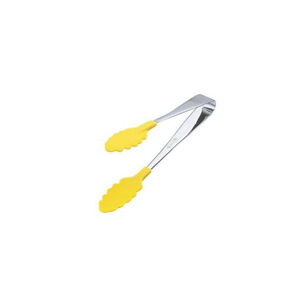 TKG 18-0 抗菌 耐熱カラフルトング 25cm イエロー BTV7603 遠藤商事
