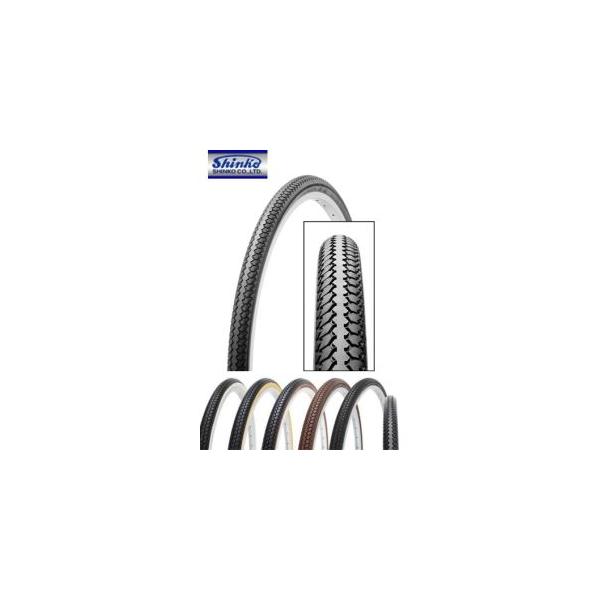 シンコー デミングL/L 26×1-3/8 黒 アメ Shinko