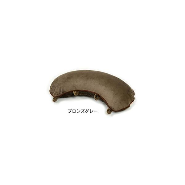 ニシダ マイクロビーズクッション ブロンズグレー