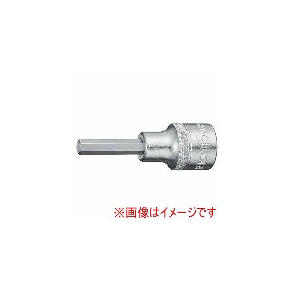 他サイト： 【メール便選択可】トネ 3H-05 ヘキサゴンソケット 差込角9.5mm 対辺寸法5.0mm TONEの商品画像