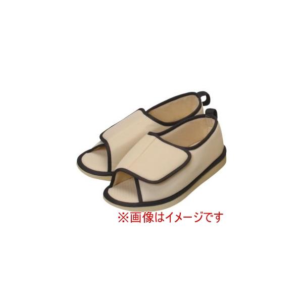 他サイト： 竹虎 233466 091132 転倒予防シューズ つま先なし 男女兼用 S ベージュの商品画像