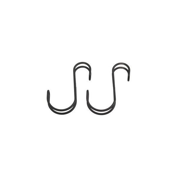 他サイト： ハイロジック 95347 横ブレ安定S字フック 小 ブラック 2個入 00095347-001の商品画像