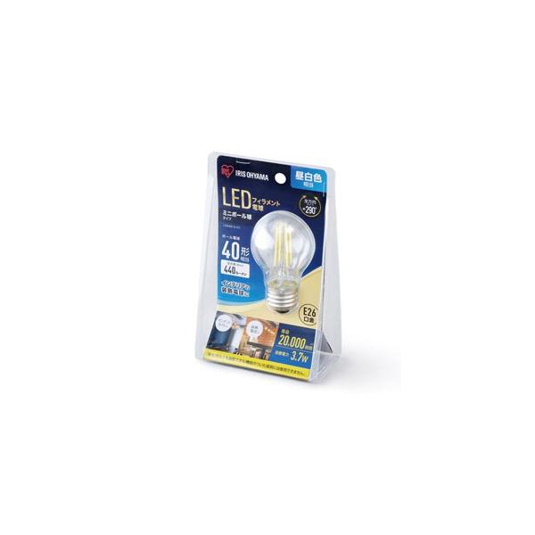 他サイト： アイリスオーヤマ LDG4N-G-FC ミニボール球 E26 40W相当 昼白色の商品画像