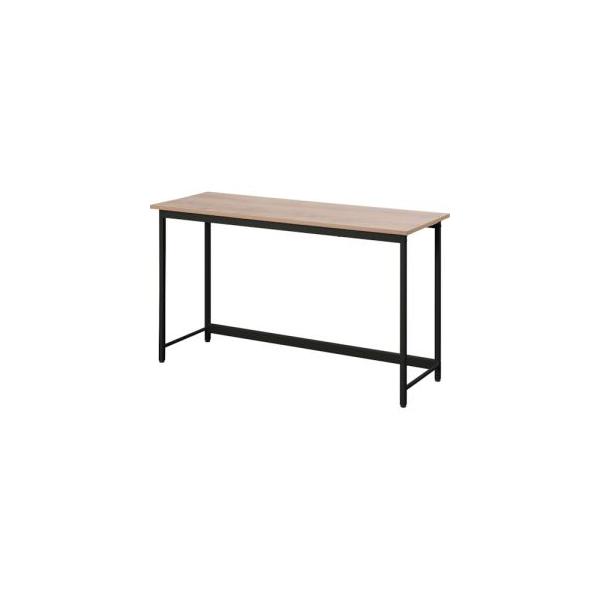 他サイト： アイリスオーヤマ BDK-1240-NB 288273 ベーシックデスク 1200×400 ライトナチュラル ブラックの商品画像