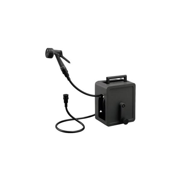 他サイト： アイリスオーヤマ FCH-10M-DH フルカバーコンパクトホースリール 10m ダークグレーの商品画像