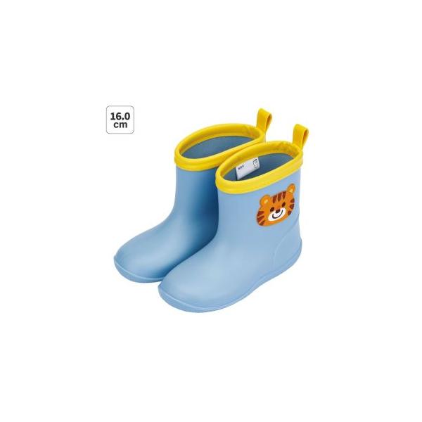 【取寄品 出荷：約5-9日 土日祝除く】雨の日も楽しくキャラクターのワッペンがポイントのキッズレインブーツ